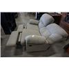 Image 14 : GREEN UPHOLSTERED DOUBLE RECLINING LOVESEAT