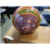 Image 2 : LARGE PAINTED METAL VASE 20 INCH TALL
