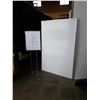 Image 1 : LARGE 6 X 4 FOOT WHITEBOARD AND METAL SIGN BOARD