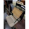 Image 2 : BAR STOOL AND FOLDING MAGAZINE RACK