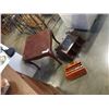 Image 1 : ENDTABLE, DISPLAY CASE, WOOD RACK
