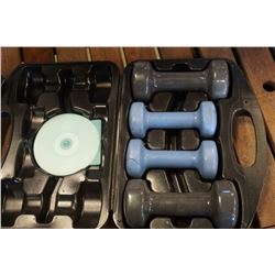 LIFE GEAR 16 POUND DUMBELL SET WITH DVD