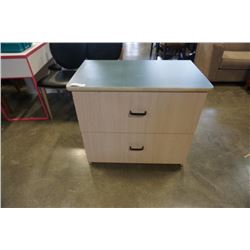 LARGE 2 DRAWER ENDTABLE