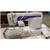 Image 4 : JANOME 1600P DB SEWING MACHINE WITH TABLE AND PLEXIGLASS EXTENSION PLATFORM