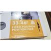 Image 2 : NEW OVERSTOCK 33-46 INCH FIXED POSITION TV WALL MOUNT 80LB CAPACITY