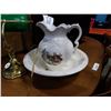 Image 2 : JUG AND BOWL SET WITH BANKERS LAMP
