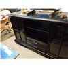 Image 3 : Black glasstop server with shelf