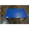 Image 2 : METAL BASE BLUE TOP DESK