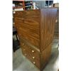 Image 2 : 2 pc Drop front desk with drawers