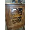 Image 8 : ANTIQUE GLASS DOOR CABINET