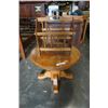 Image 1 : PINE END TABLE AND MAGAZINE RACK