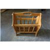 Image 2 : PINE END TABLE AND MAGAZINE RACK