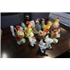 Image 2 : 12 PORCELAIN ROOSTERS - 4 ARE SALT AND PEPPER