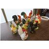 Image 2 : 9 PORCELAIN ROOSTERS