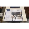 Image 1 : NEW OVERSTOCK INSIGNIA DESKTOP DUAL MONITOR MOUNT - SUPPORTS MOST MONITORS UP TO 30 INCHES