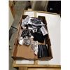 Image 1 : TRAY OF BELT BUCKLES, PROTECTIVE FACE MASKS AND WALLETS