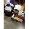 Image 1 : HIDE DRUM, KITCHEN ITEMS, KIDS ACCORDION, HAMPER A