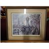 Image 2 : 2 FRAMED PRINTS AND LUGGAGE BAG