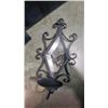 Image 2 : 2 METAL BOXES WALK MOUNT MIRRORED CANDLE HOLDERS