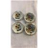 Image 12 : SPRING BLOSSOM GEORGE CHINA 22KT GOLD PLATE,  STAFFORDSHIRE MADE IN ENGLAND DISH, AND 4 HAND DECORAT
