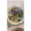 Image 14 : SPRING BLOSSOM GEORGE CHINA 22KT GOLD PLATE,  STAFFORDSHIRE MADE IN ENGLAND DISH, AND 4 HAND DECORAT