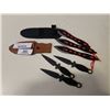 Image 4 : 6 NEW THROWING KNIVES