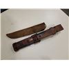 Image 9 : 2 vintage knives with leather sheaths