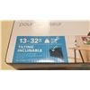 Image 2 : NEW OVERSTOCK 13-32 INCH TILTING TV WALL MOUNT 40LB CAPACITY
