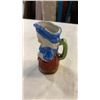 Image 3 : ANTIQUE MADE IN JAPAN MINIATURE TOBY MUG HAND PAINTED AND ANTIQUE TIN MONKEY COIN BANK