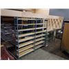 Image 2 : 2 SECTIONS EZ-RECT SHELVING UNITS W/ 8 SHELVES EACH (16 SHELVES TOTAL) - 96 INCH TALL, 48 INCH WIDE,