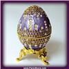 Image 1 : SWAROVSKI CRYSTALS FABERGE EGG LAVENDER