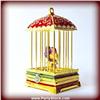 Image 1 : 24K GOLD & SWAROVSKI CRYSTALS LOVE BIRDS RING BOX