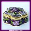 Image 1 : ROSE TRINKET JEWELRY BOX GOLD & SWAROVSKI CRYSTAL