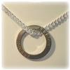 Image 1 : SOLID STERLING SILVER HOCKEY NECKLACE AFFIRMATION