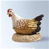 Image 1 : 24K GOLD SWAROVSKI CRYSTAL BOX HEN CHICKEN BIRD