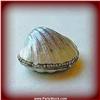 Image 1 : SEASHELL BOX W/CRAB! 24K GOLD SWAROVSKI CRYSTALS!