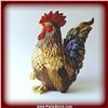 Image 1 : 24K GOLD & SWAROVSKI CRYSTALS ROOSTER JEWELRY BOX