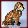 Image 1 : NEW CRYSTAL DOG PUPPY 24K GOLD COCKER SPANIEL BOX
