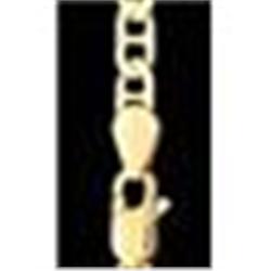 SOLID 14K GOLD 16" CHAIN 4G NECKLACE GUCCI FLAT