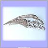 Image 1 : VINTAGE PIN BROOCH 24K GOLD & SWAROVSKI CRYSTALS