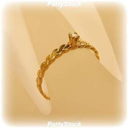Childs Genuine Diamond Ring 14K Gold 5.5 Solid New