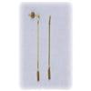 Image 2 : New 3" Solid 14K Gold Dangle Drop Earrings YG