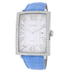 Blue Ladies Watch Genuine Diamond Womens NEW