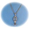 Image 2 : $16K Diamonds Necklace 18K White Gold BRIDAL