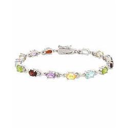 AMETHYST PERIDOT CITRINE TOPAZ GARNET BRACELET