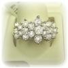Image 1 : 2 Carat 14K Solid White GOLD DIAMOND Ring NEW