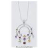 Image 2 : Necklace Amethyst Garnet Citrine Peridot Topaz