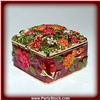 Image 1 : RED ROSE GOLD SWAROVSKI CRYSTALS BOX JEWELRY
