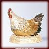 Image 1 : GOLD SWAROVSKI CRYSTAL BOX JEWELRY HEN CHICKEN FARM