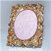 Image 1 : 1 INCH OVAL PHOTO FRAME GOLD SWAROVSKI CRYSTALS